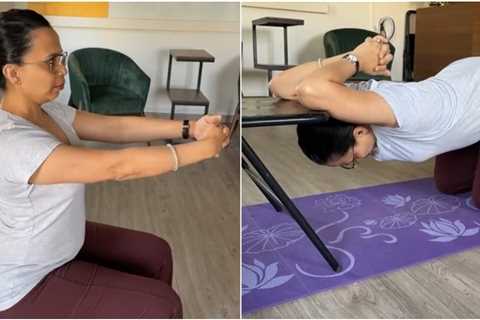 Rujuta Diwekar’s exercises can help anyone fix back, neck and shoulder pain caused by long hours of ..