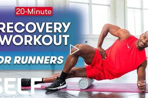 20-Minute Recovery Workout For Runners | Sweat With SELF