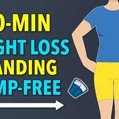 Easy Weight Loss Standing Exercises: 40-Minute Jump-Free Workout To Lose Weight