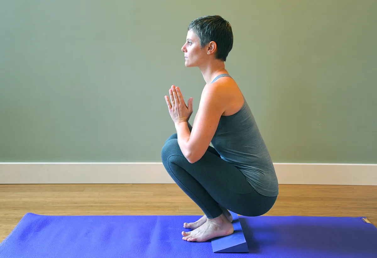 Malasana: Root Yourself with a Yoga Wedge