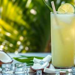 Tropical Hydrator: Refreshing Lemongrass and Coconut Water Elixir