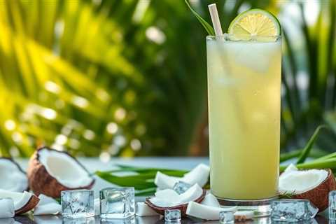 Tropical Hydrator: Refreshing Lemongrass and Coconut Water Elixir